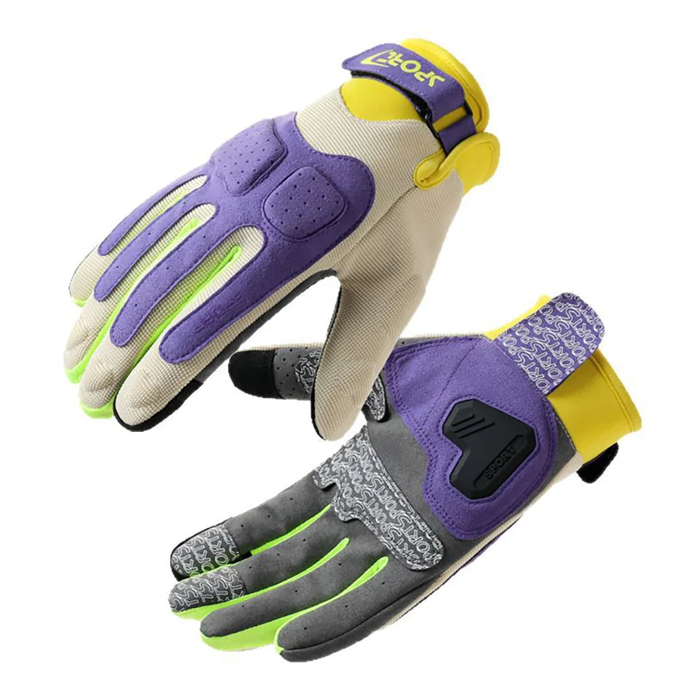Vibrant Motorcycle Gloves