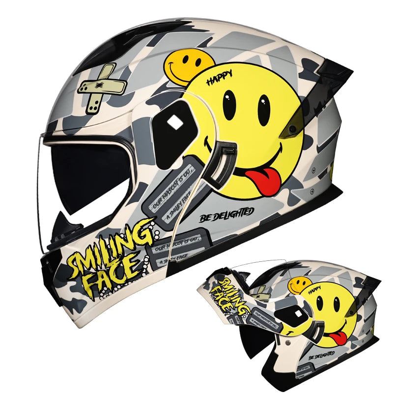 Flip Up Motorcycle Helmet