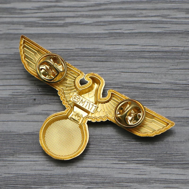 Eagle Metal Badge Brooch