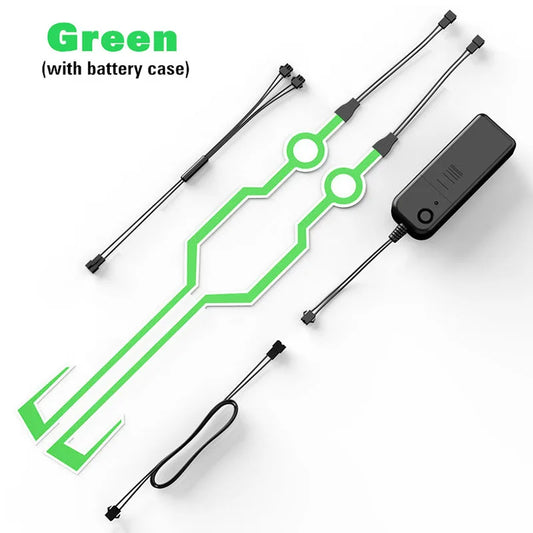 Luces nocturnas LED de casco de motocicleta