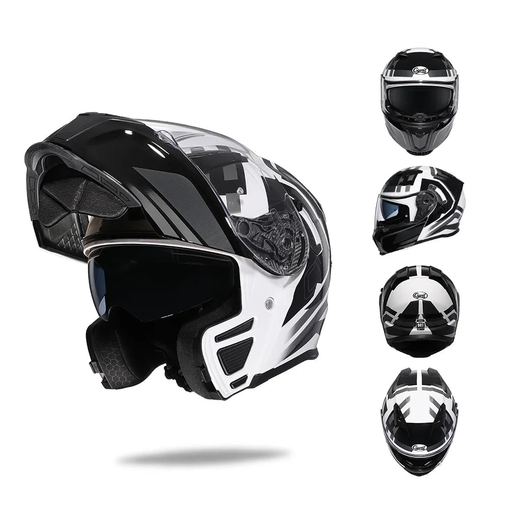 Flip Up Helmet – Premium Dual Visor