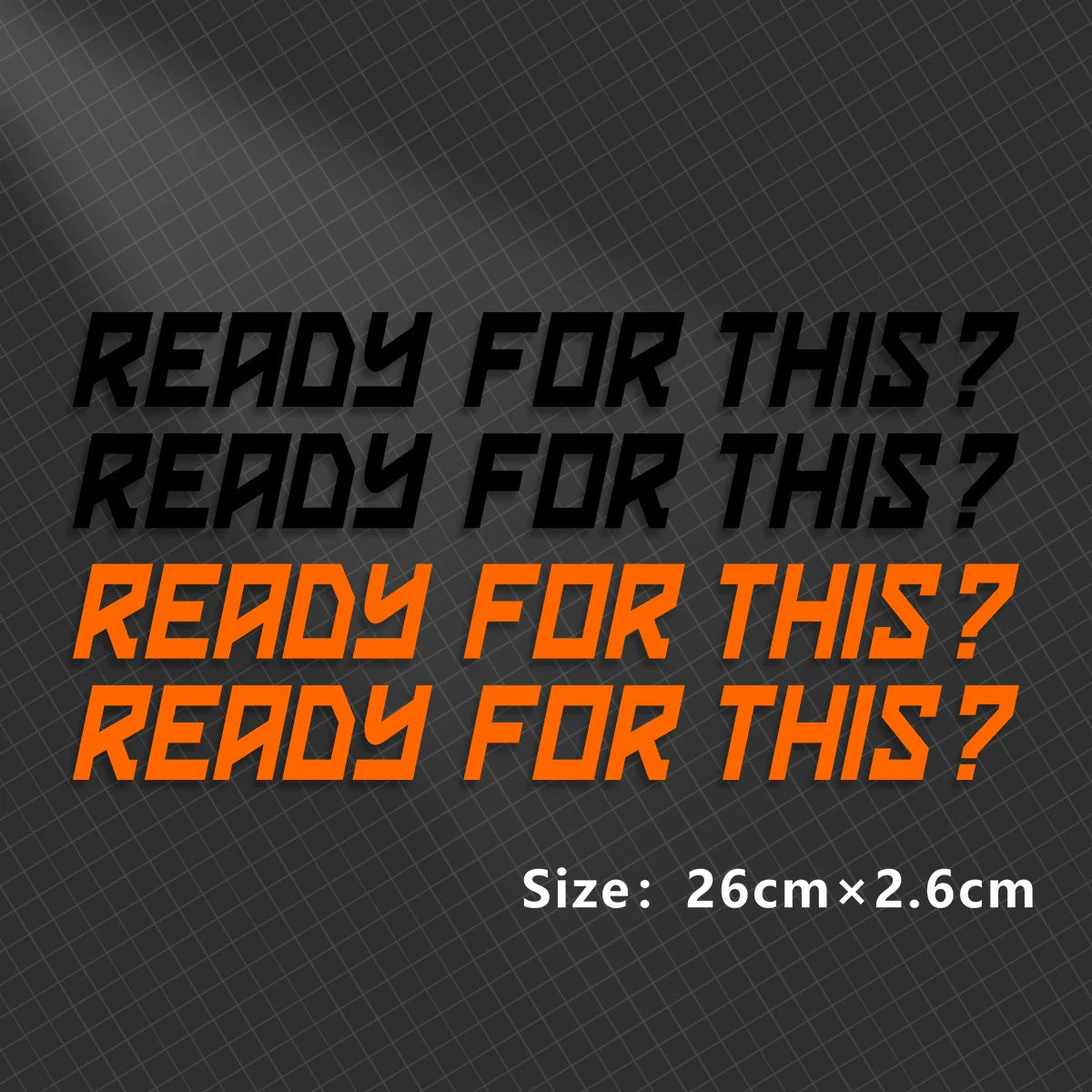 Ready to Race Motorbike Sticker