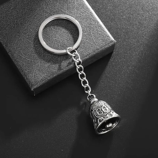 Route 66 Bell Punk Keychain