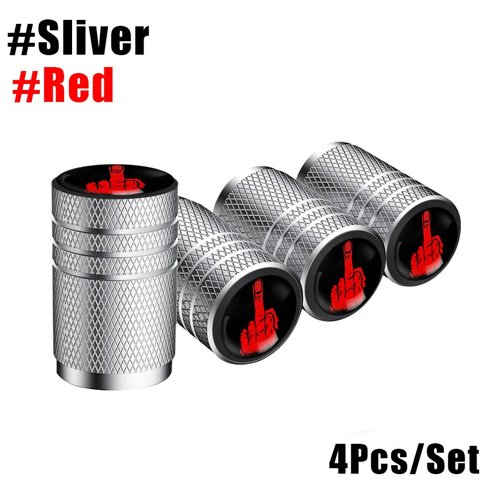4Pcs/Lot Tire Stem Valve Caps