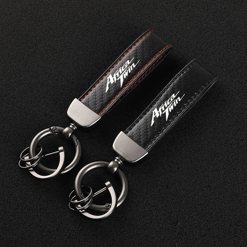 Africa Twin Carbon Fiber Keychain