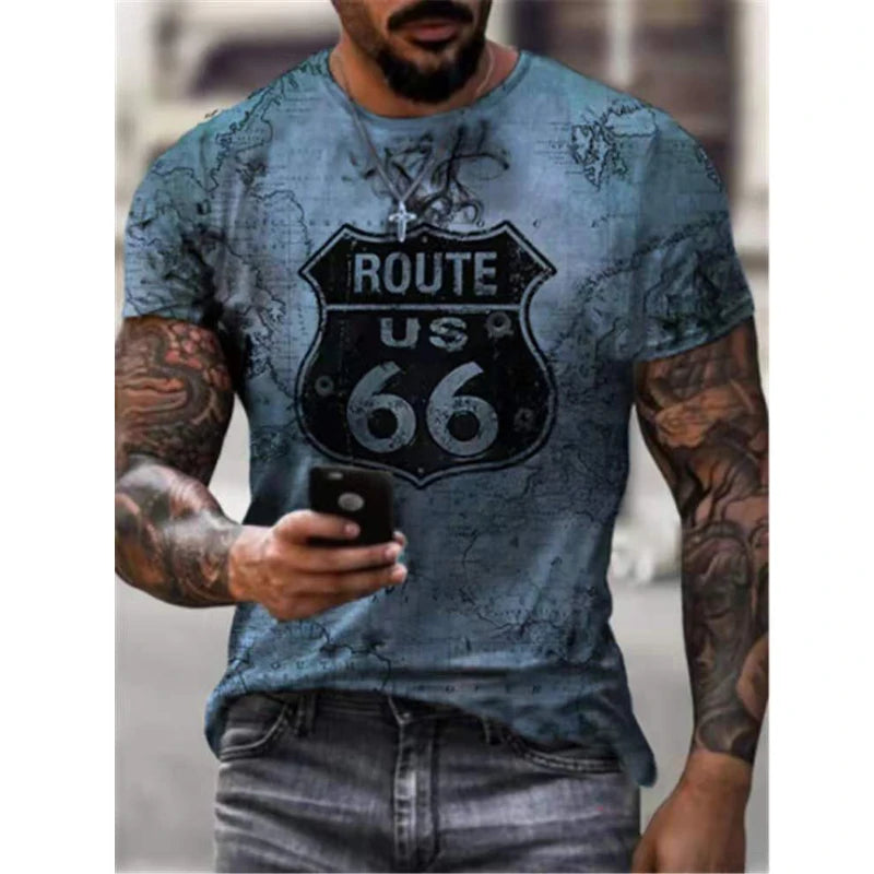 Route 66 Shirt Classic Style