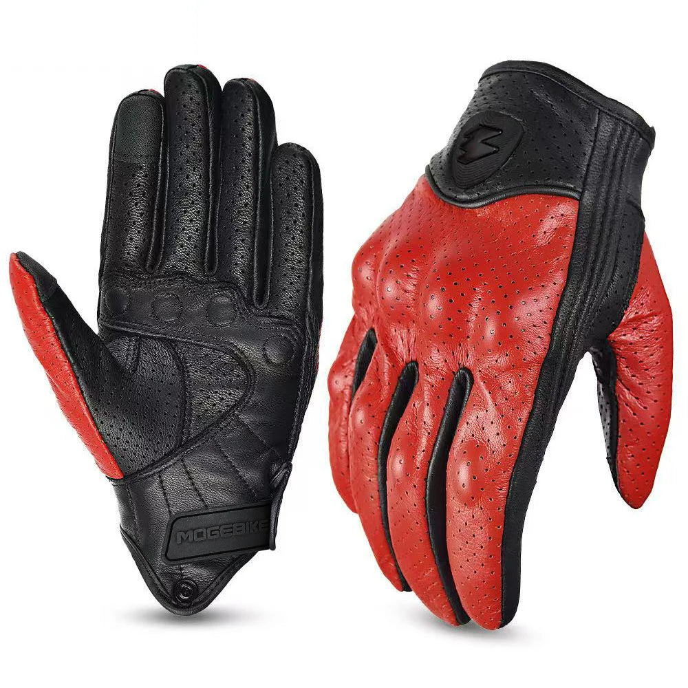 Motorcycle Leather Gloves