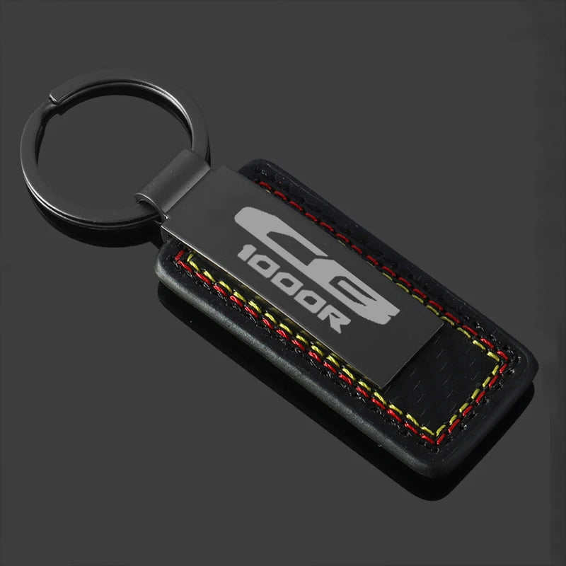 CB1000R Suede Tag Keychain
