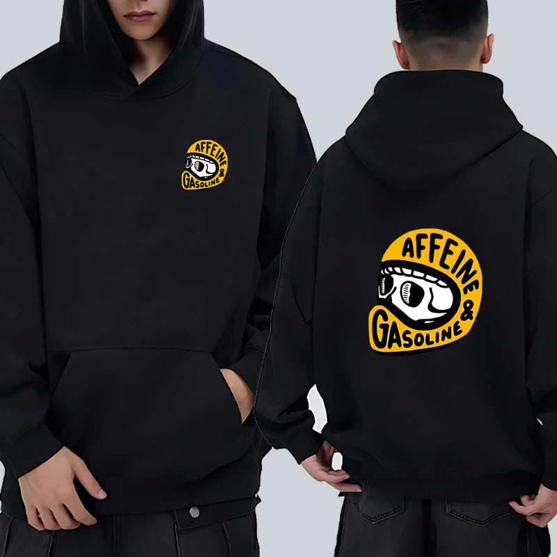 Caféine et sweat à capuche à l'essence