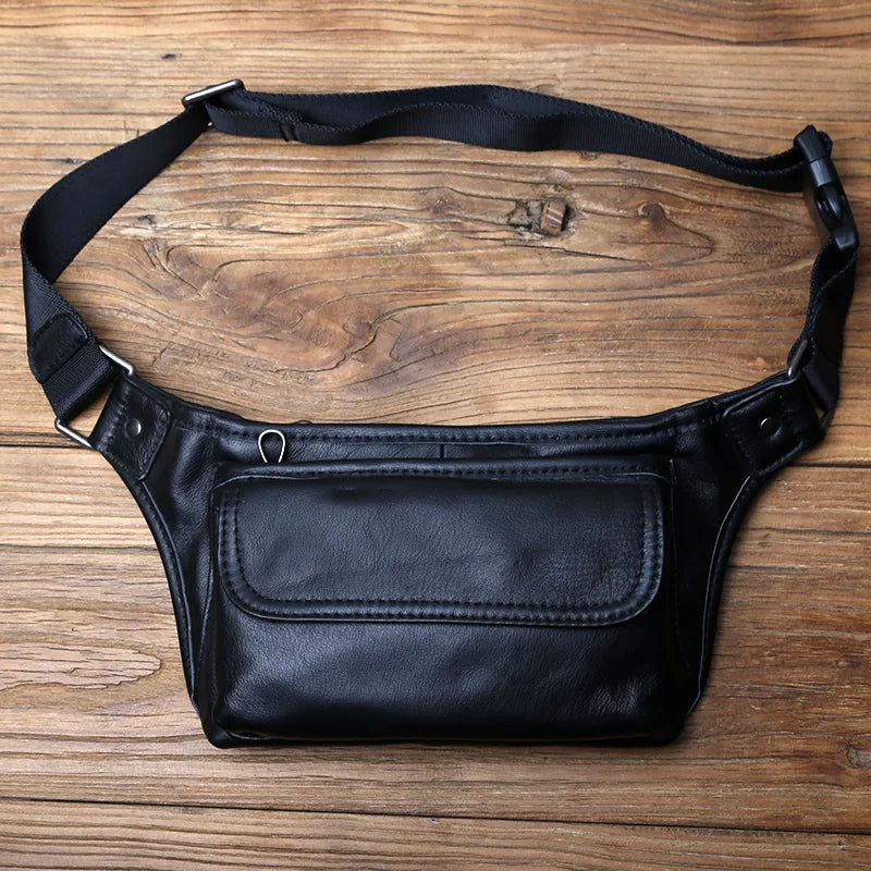 Men's Genuine Leather Waist Bag