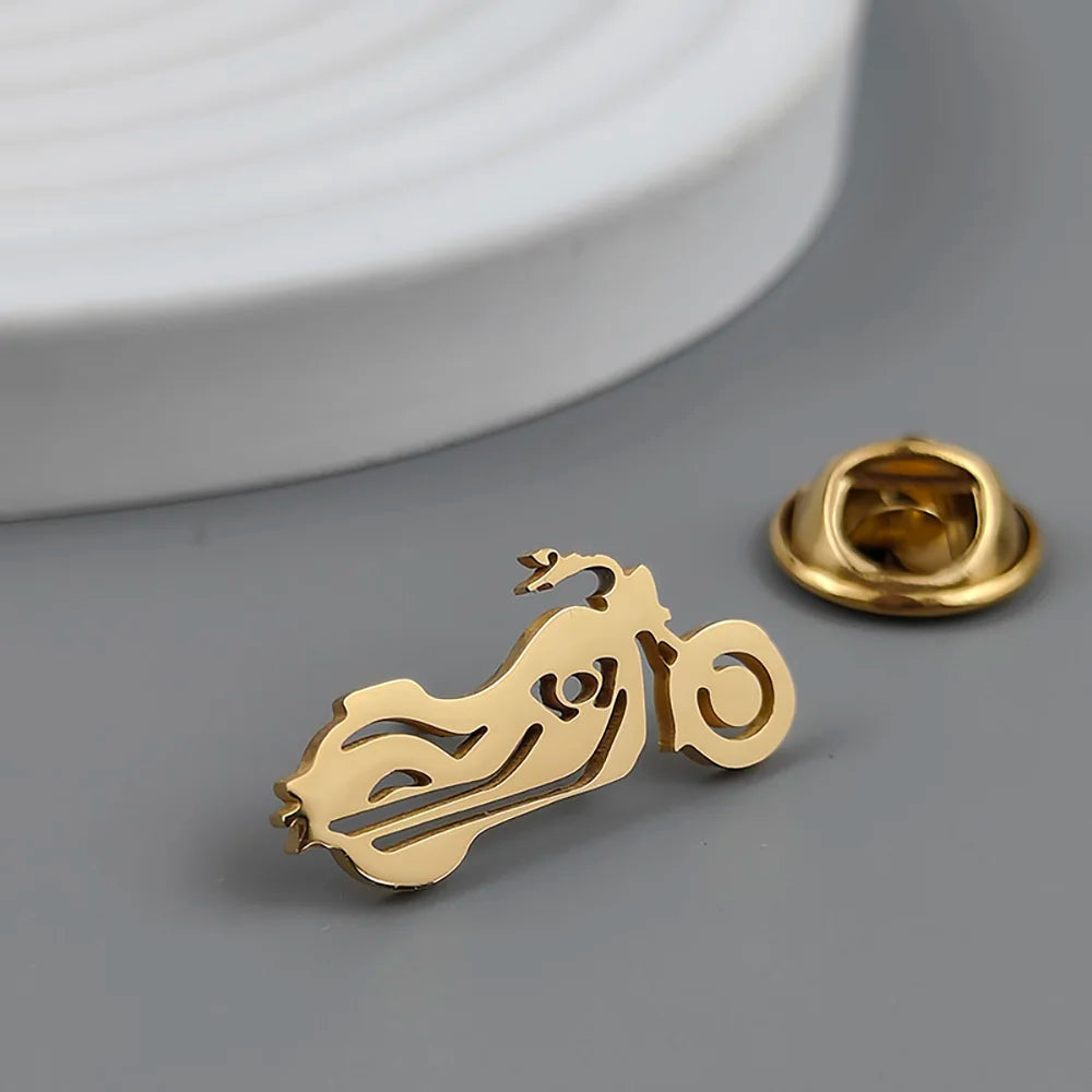 Motorcycle Brooch Pin