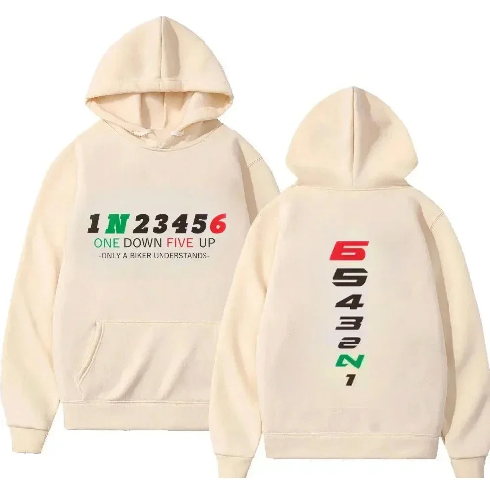 1N23456 Motorcycle Gear Biker Hoodie