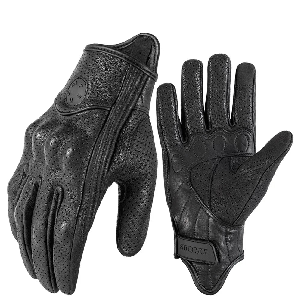 Leather Motorcycle Gloves