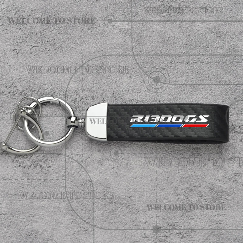 R1300 GS Leather Keychain