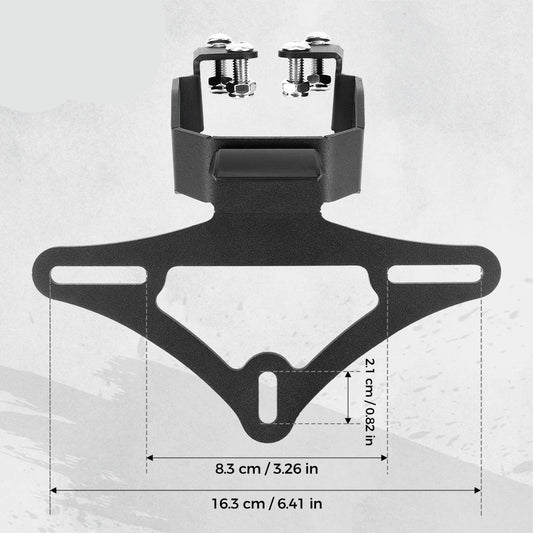 Support de plaque avec des lumières de signal de virage