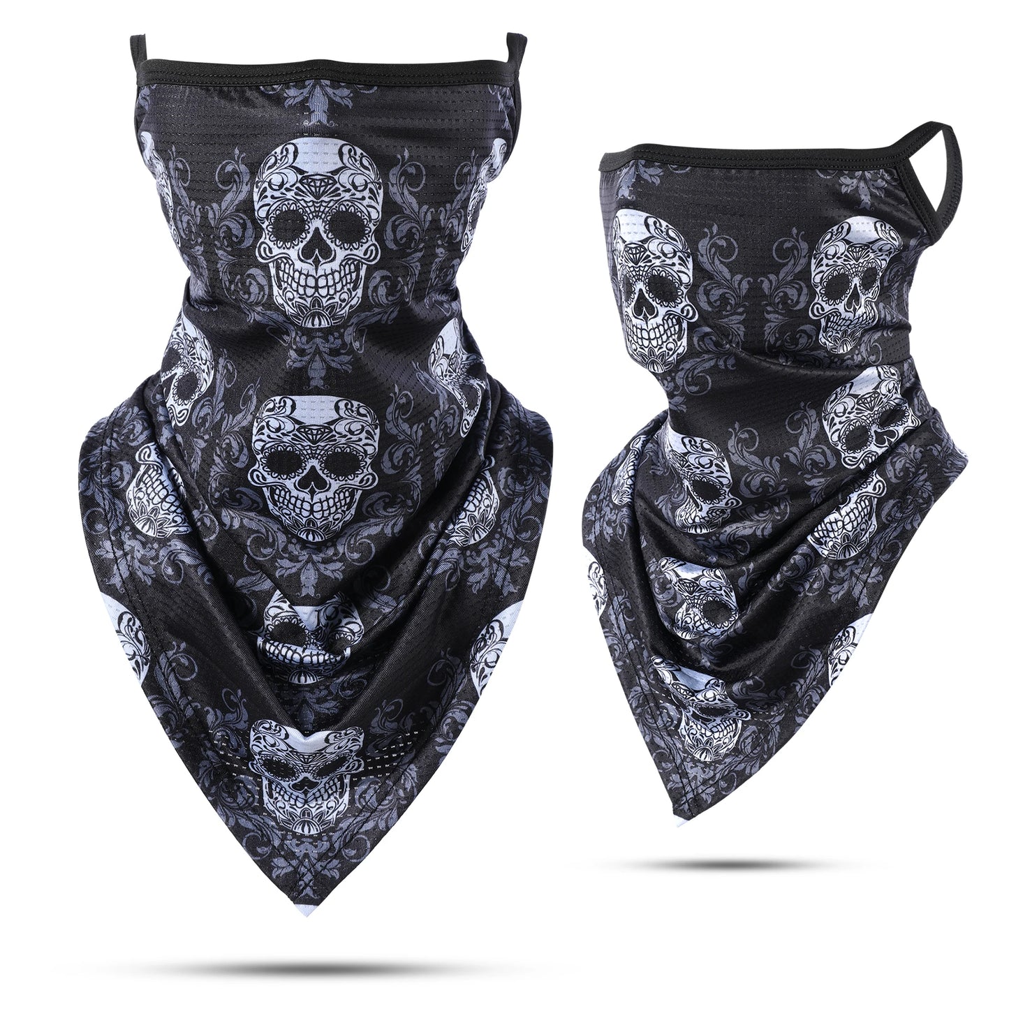 3D Skull Summer Bandana