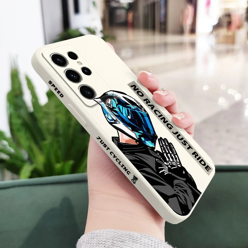 Custodia da samsung in moto in sella