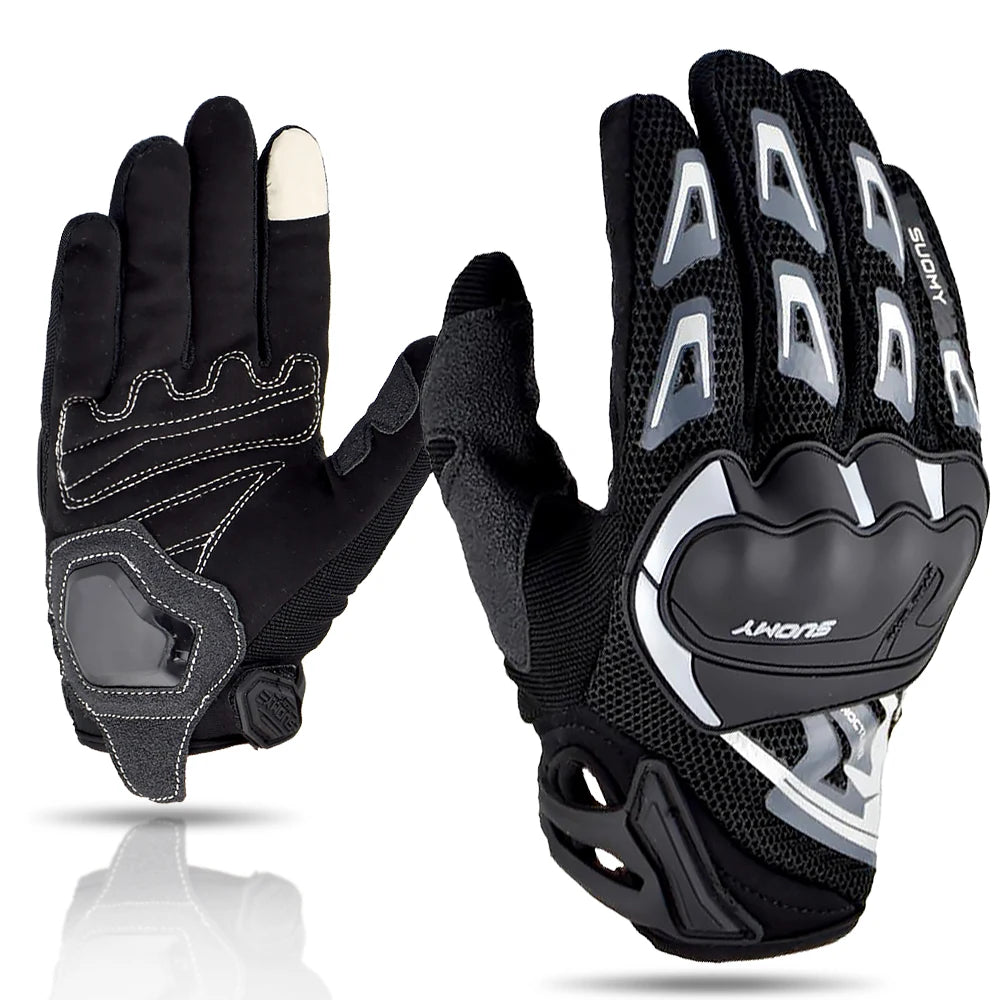Gants de course à doigt complet respirant