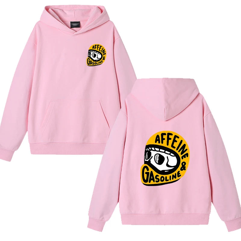 Caféine et sweat à capuche à l'essence