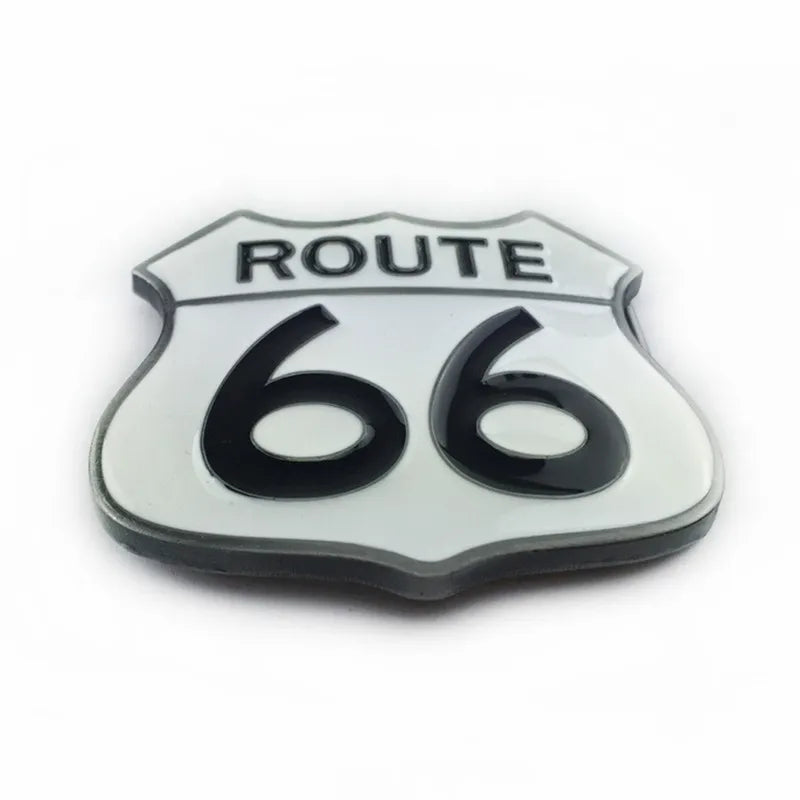 Route 66 Metal Decal