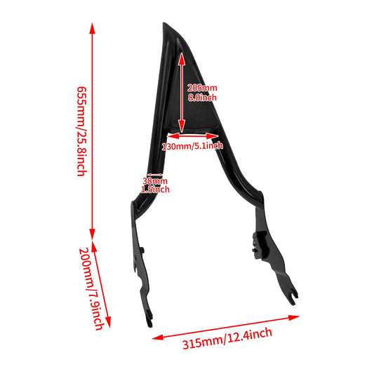 Motorcycle Passenger Backrest
