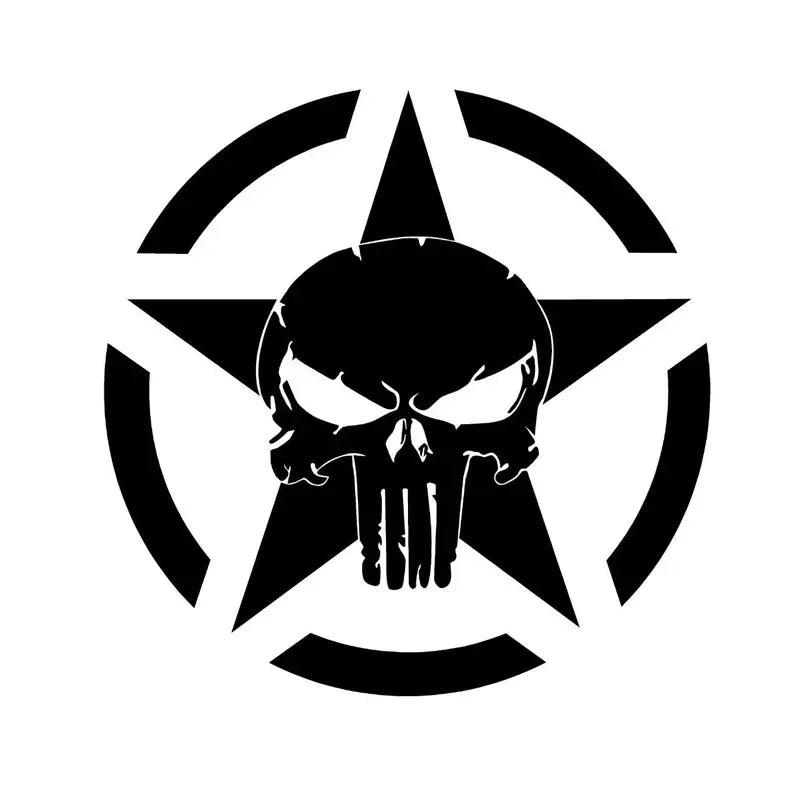 Reflective Skull Stickers