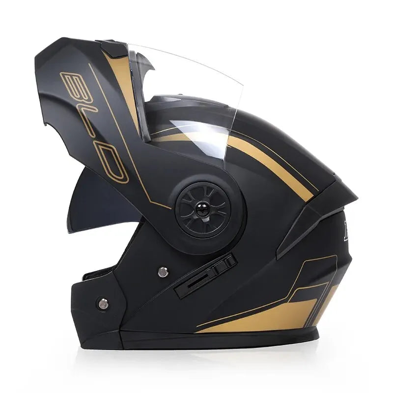 Dual Lens Flip Up Motorcycle Helmet