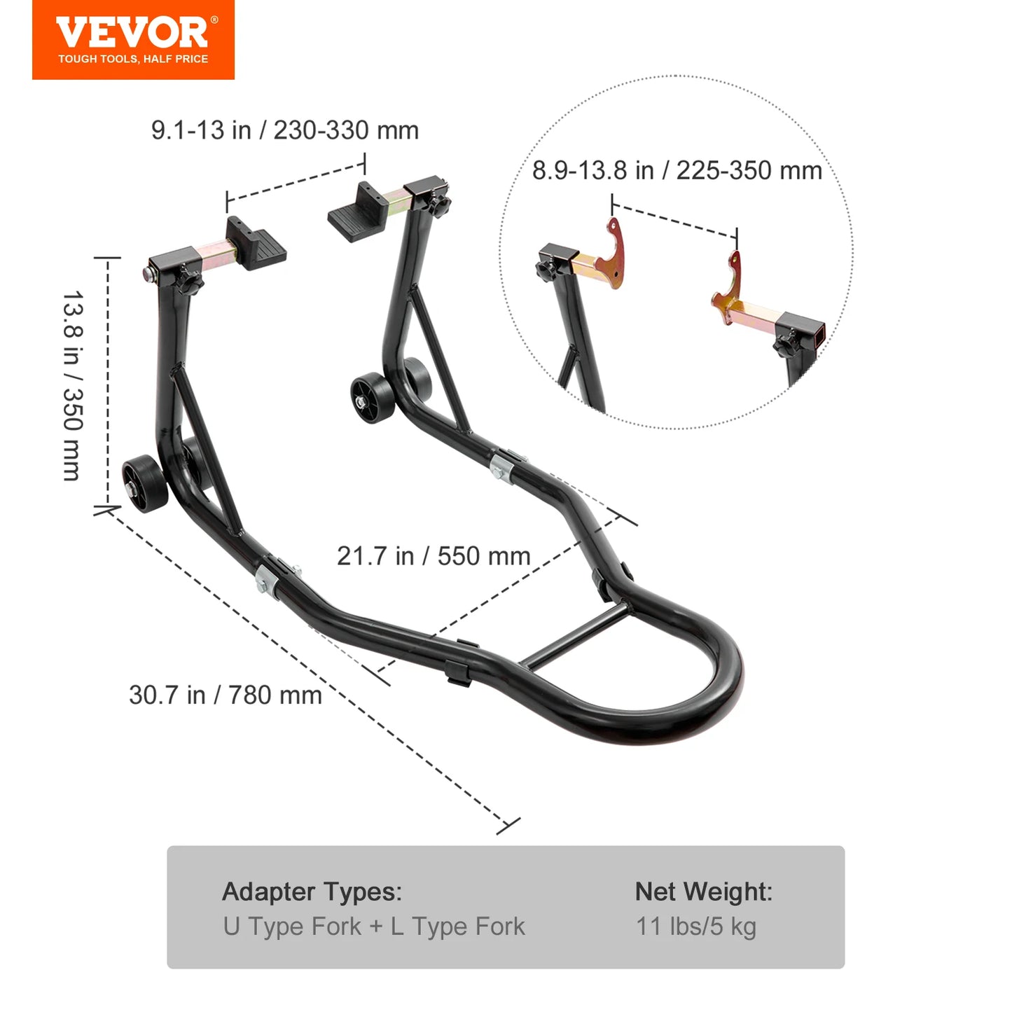 Motorcycle Front & Rear Stand