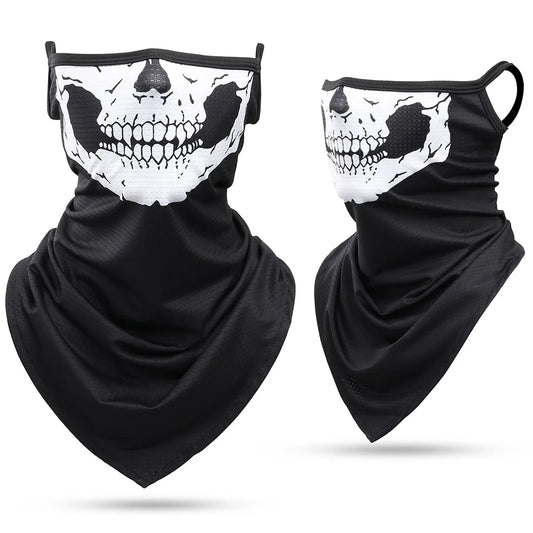 3D Skull Summer Bandana