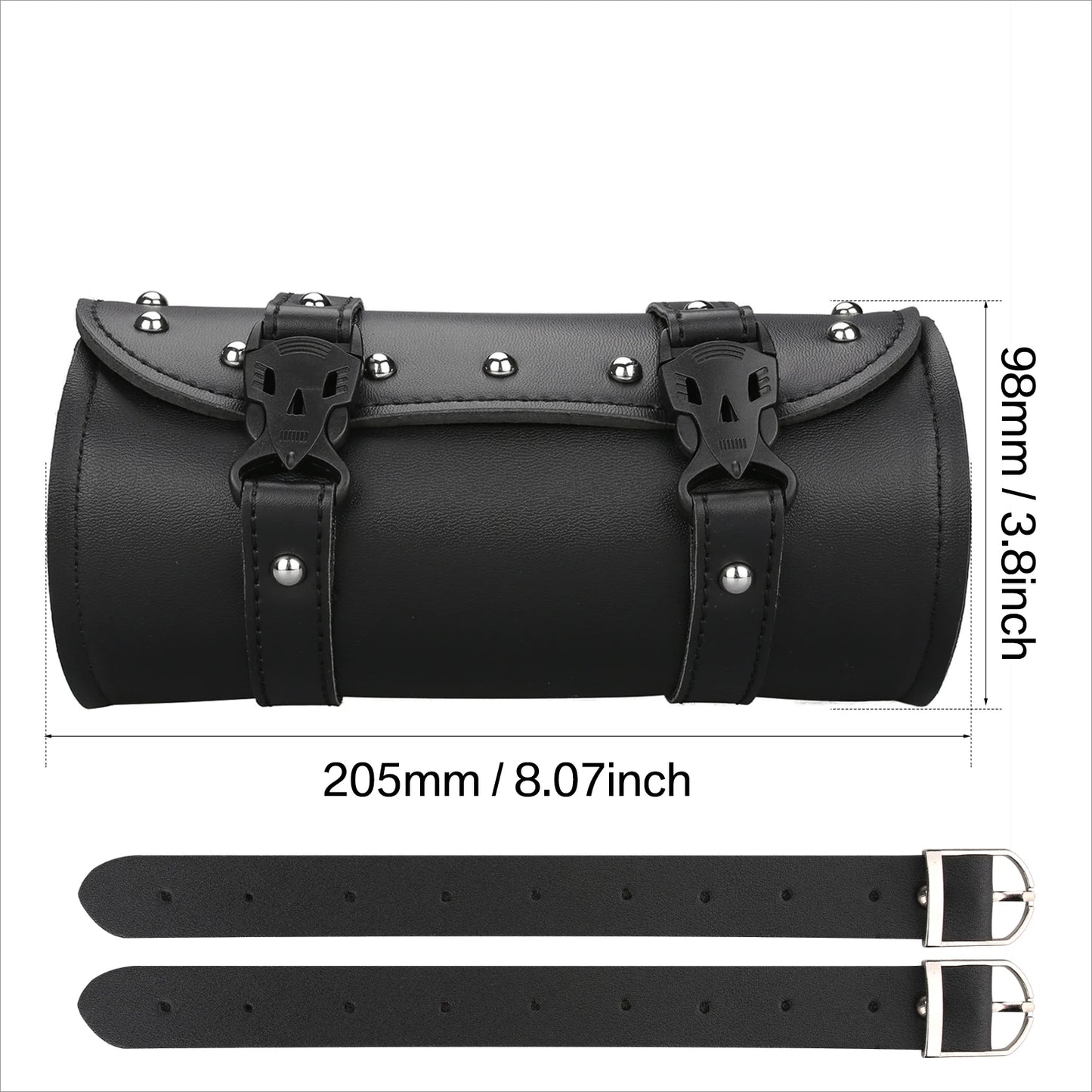 Motorcycle Saddlebags PU Leather Front