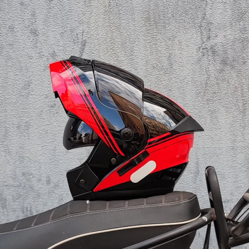 Modular Flip Motorcycle Helmet