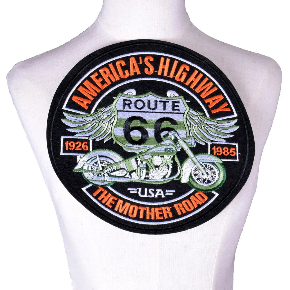 Punk Embroidered Iron On Patches