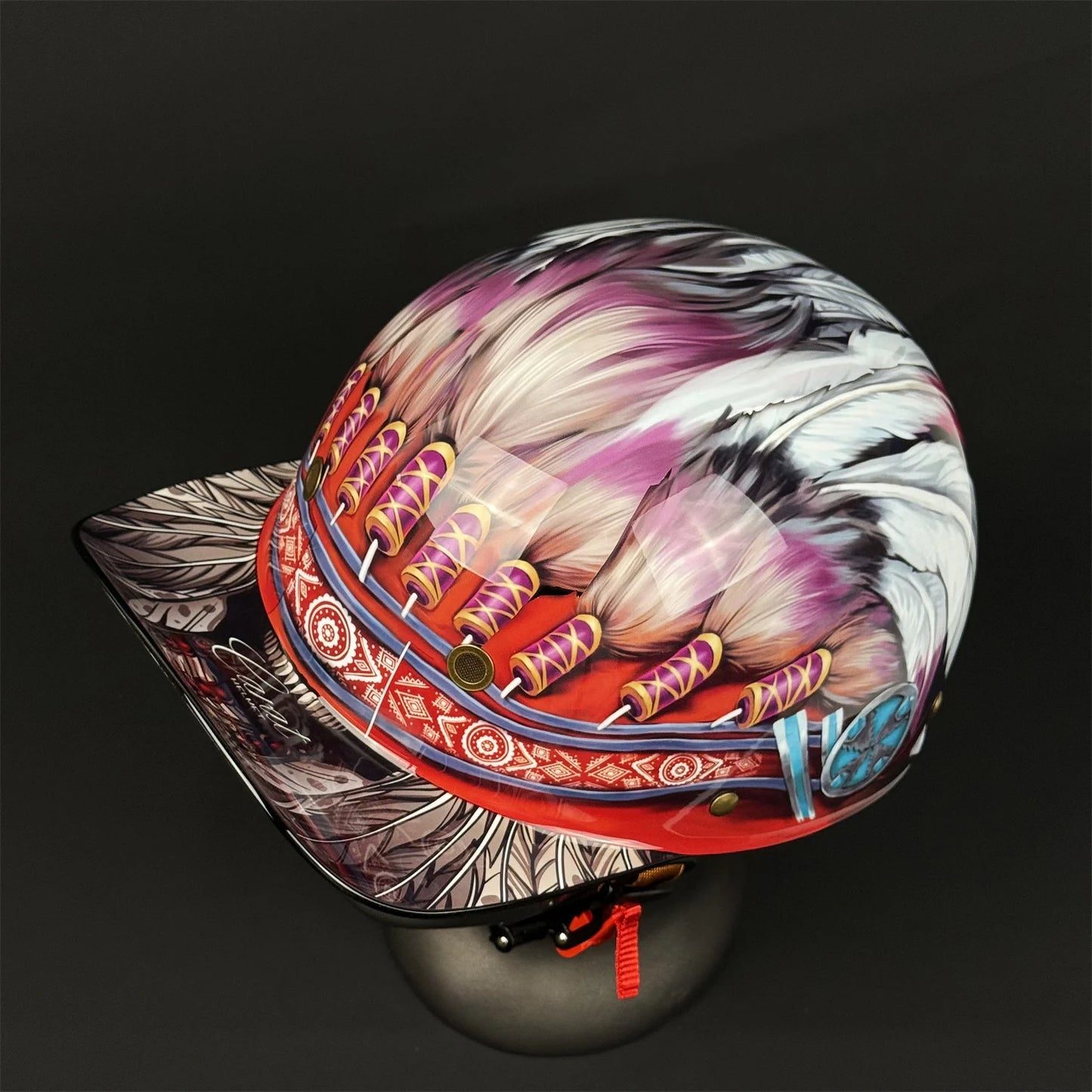 Helmet Half Face Motorcyclist