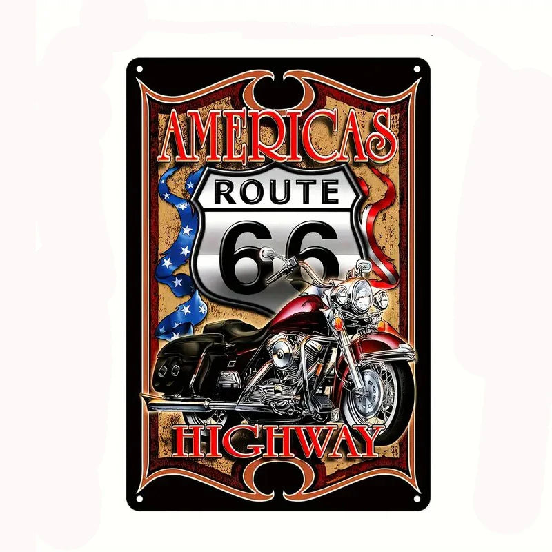 Vintage American Garage Wanddekoration