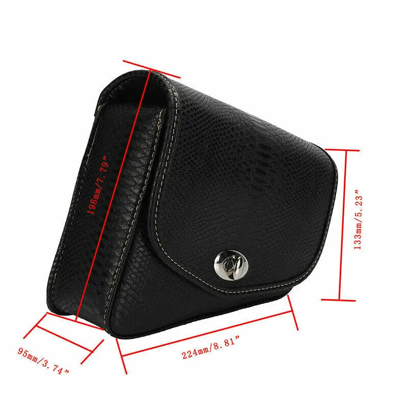 Motorcycle PU Luggage de cuero