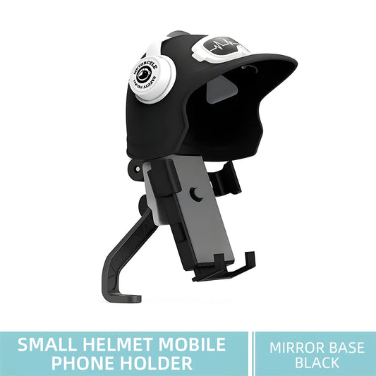 Mini Helmet Rider Mobile Phone Holder