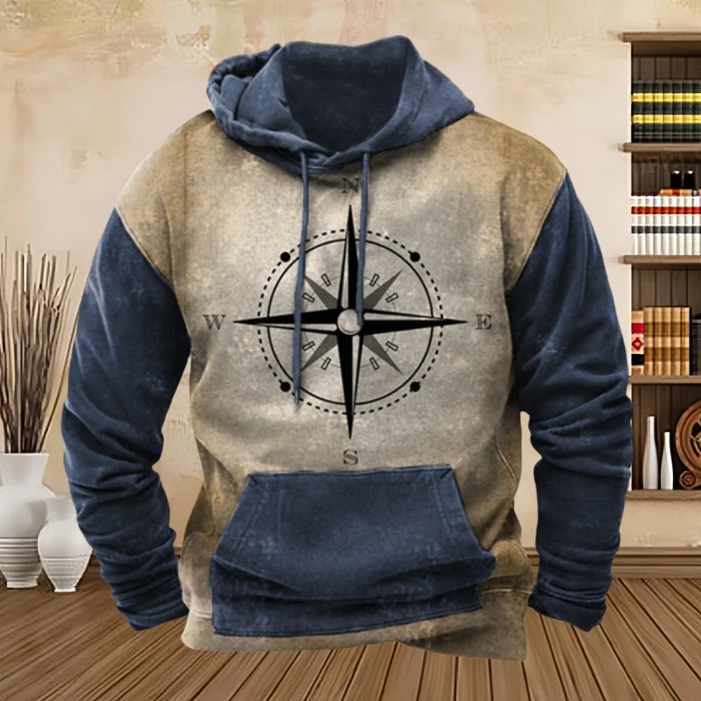 Vintage Compass Hoodie