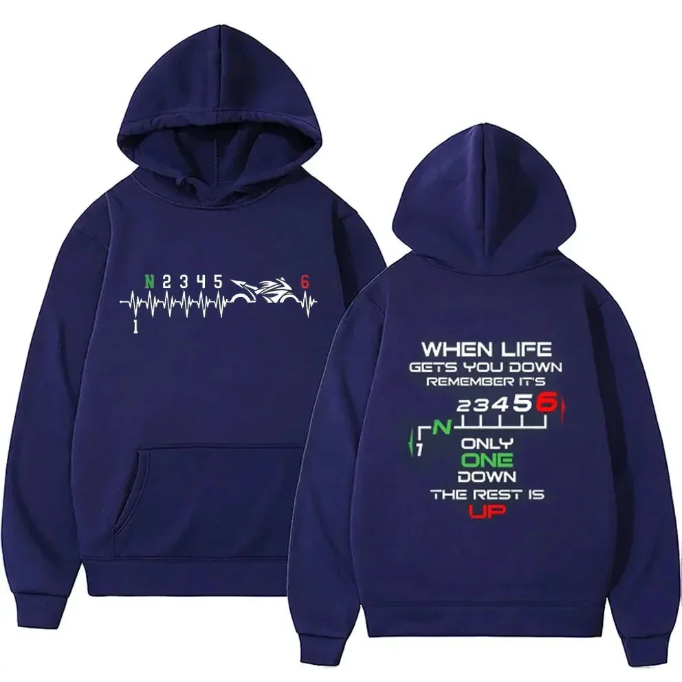1N23456 Motorcycle Gear Biker Hoodie