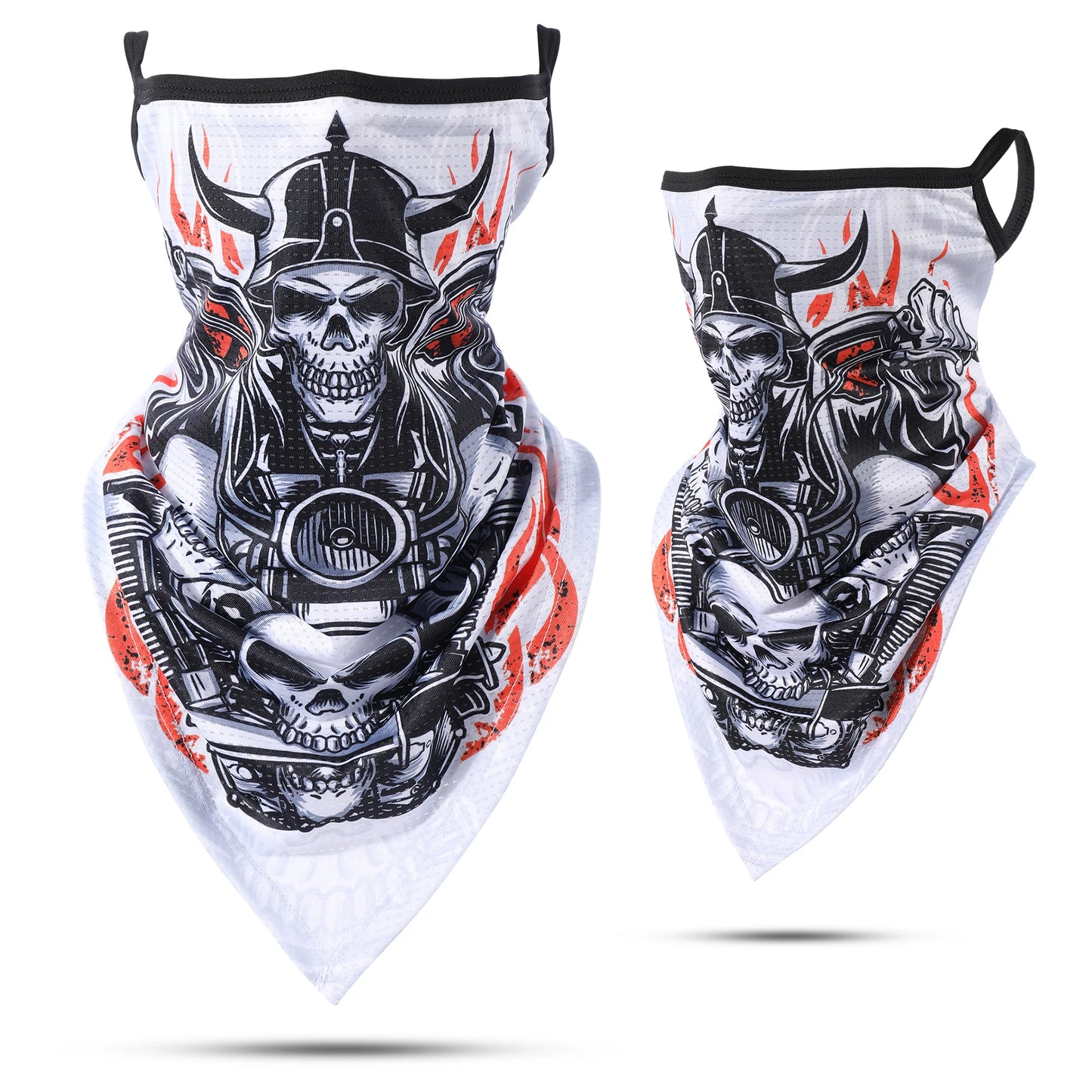 3D Skull Summer Bandana