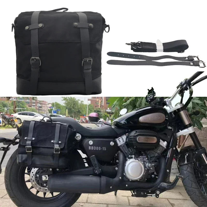 Vintage Motorcycle Saddle Bags