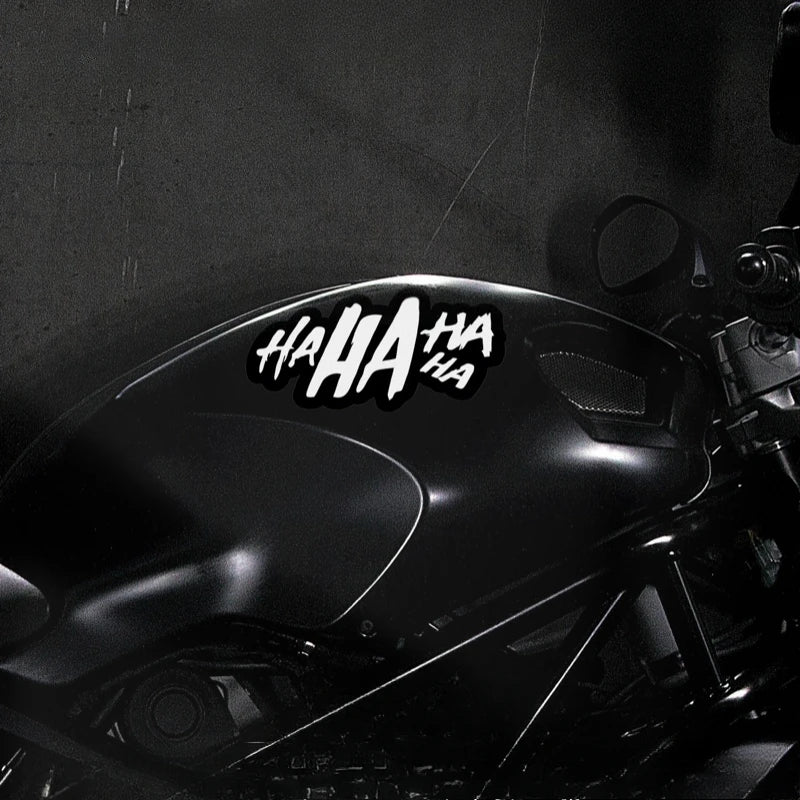 HA HA HA Motorcycle Sticker