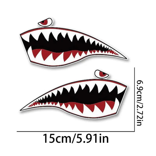 Shark Helmet Sticker
