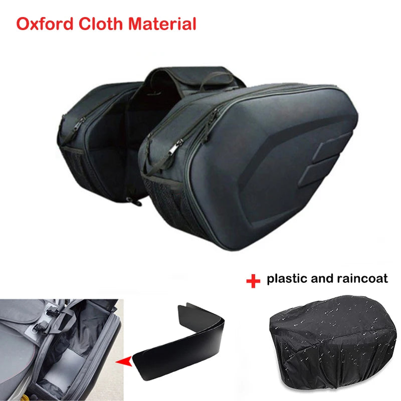 2PCS Universal Fit Motorcycle Travel Bags