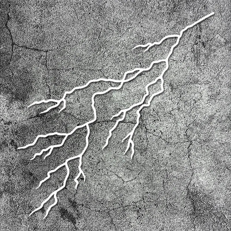 Rainbow Lightning Bolt Decals