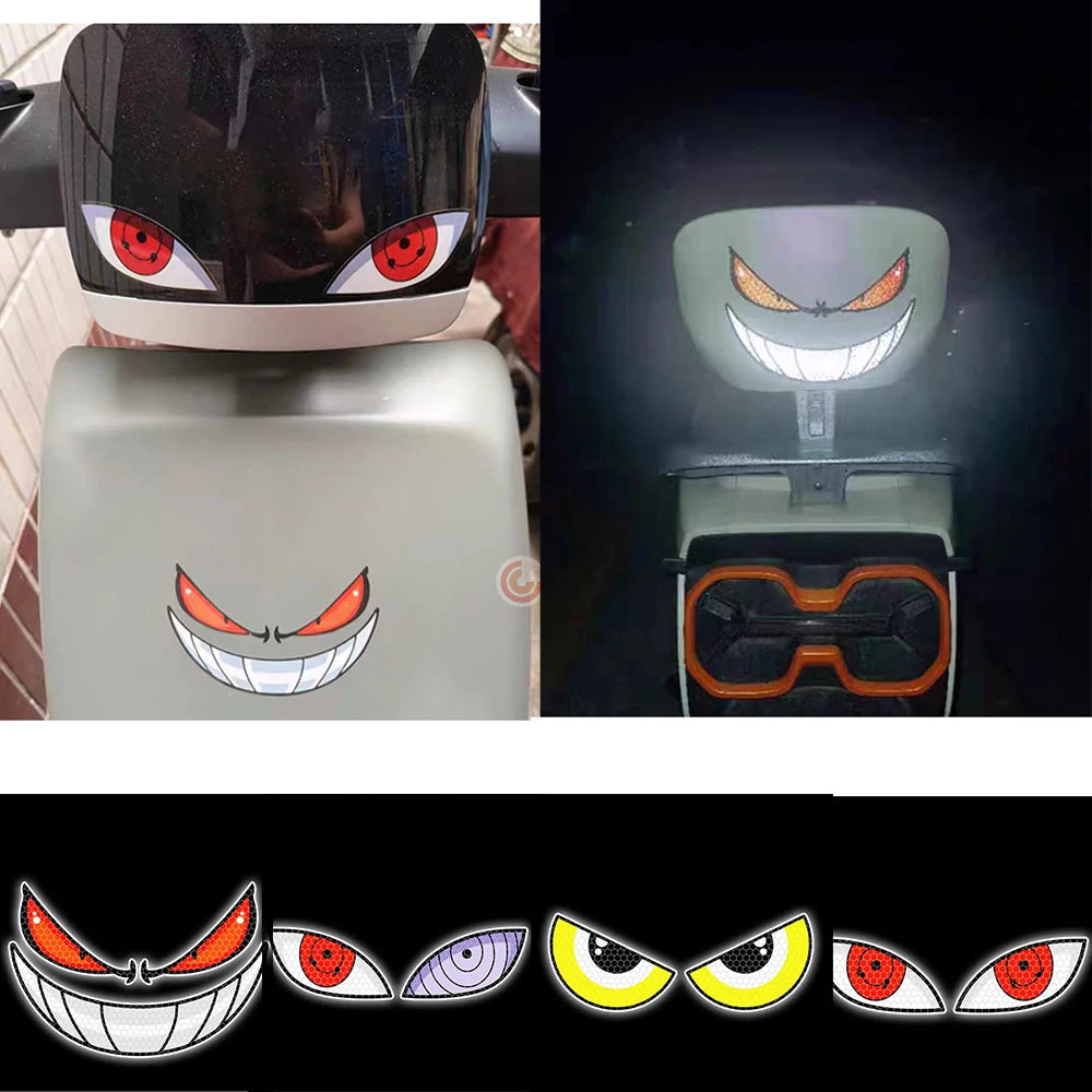 Devil Eyes Motorcycle Stickers
