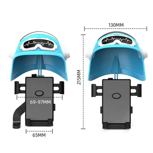 Cartoon Motorcycle Mobile Phone Holder