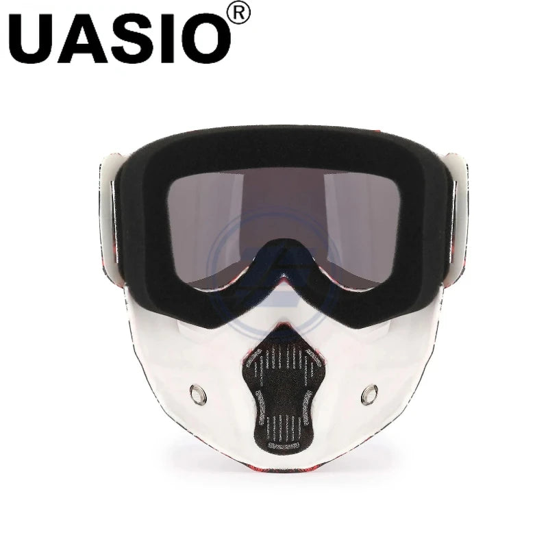 Motorcycle HD Goggles with Mouth Filter
