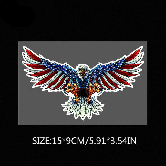 Patriotic Eagle Vinyl Decal