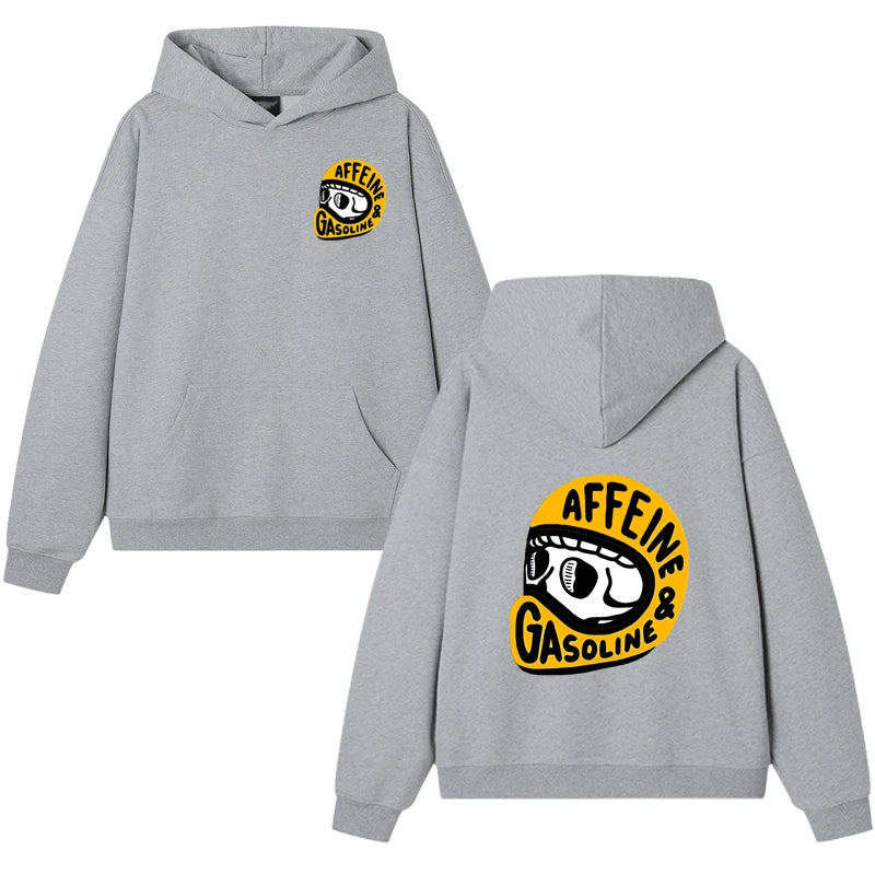 Caféine et sweat à capuche à l'essence