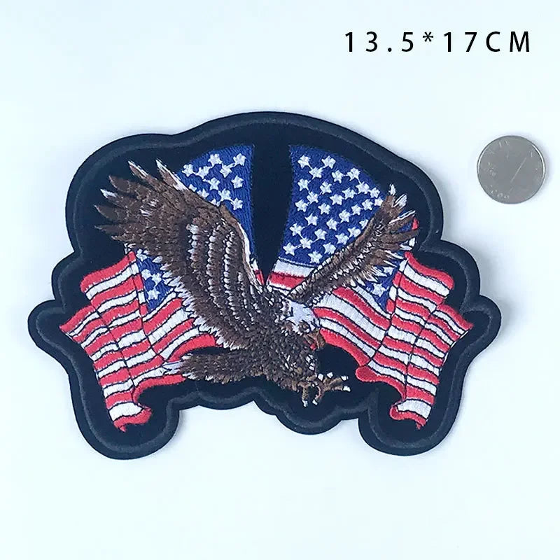 Embroidered Punk Patches